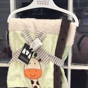 Giraffe baby blanket